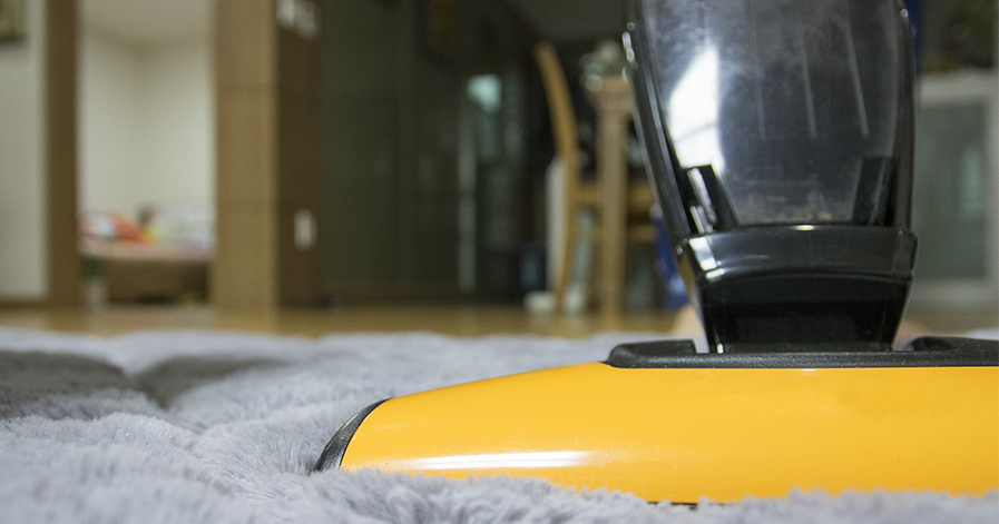 Vacuum on a carpet